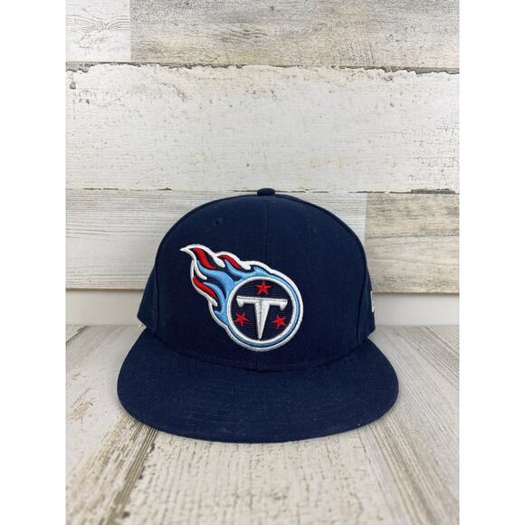 New Era 59Fifty Tennessee Titans Fitted Hat 7 1/8 Blue NFL Football Cap NEW - Picture 1 of 6